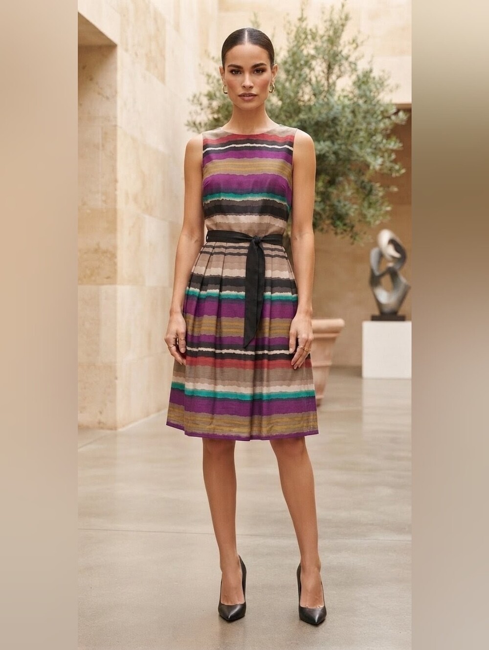 Bellisima Multicoloured Chiffon Dress